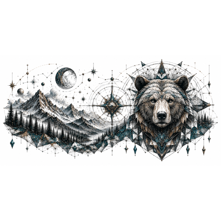 Ours des Montagnes Sacrées – Collection Gardiens de l'Âme Sauvage