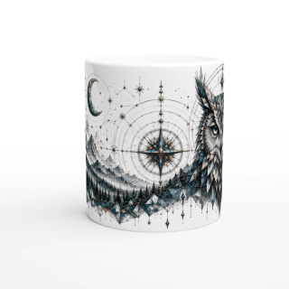 Hibou des Étoiles Anciennes – Collection Gardiens de l'Âme Sauvage