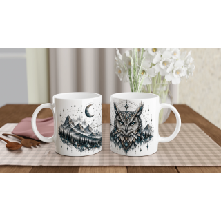 Hibou des Étoiles Anciennes – Collection Gardiens de l'Âme Sauvage