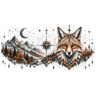 Renard de l’Aube Boréale – Collection Gardiens de l'Âme Sauvage