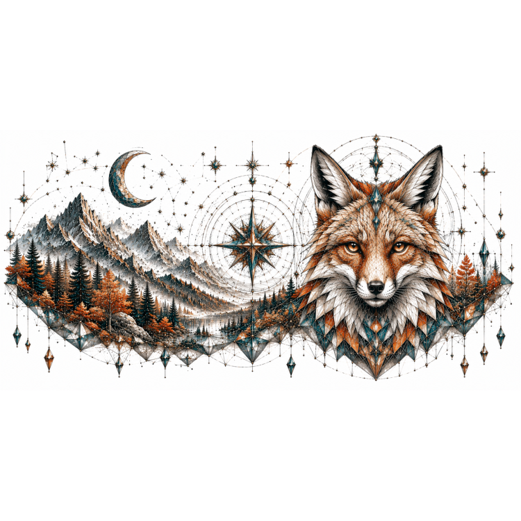 Renard de l’Aube Boréale – Collection Gardiens de l'Âme Sauvage