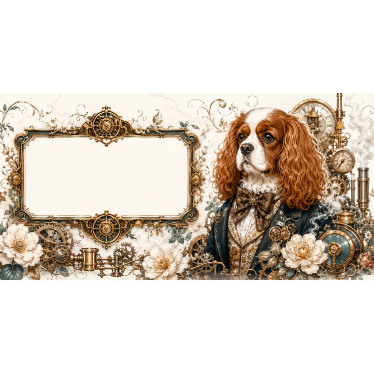 Mug personnalisable Cavalier King Charles – Noble Compagnon du Temps