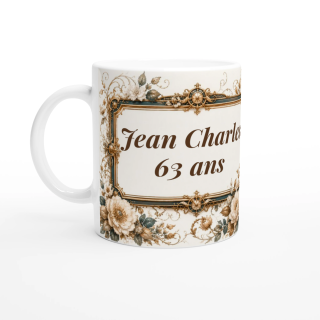 Mug personnalisable Caniche – Noble Compagnon du Temps