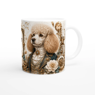 Mug personnalisable Caniche – Noble Compagnon du Temps