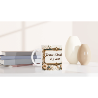 Mug personnalisable Caniche – Noble Compagnon du Temps