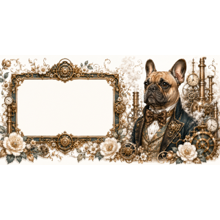 Mug personnalisable Bouledogue Français – Noble Compagnon du Temps