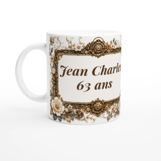 Mug personnalisable Bouledogue Français – Noble Compagnon du Temps