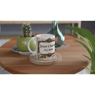 Mug personnalisable Bouledogue Français – Noble Compagnon du Temps