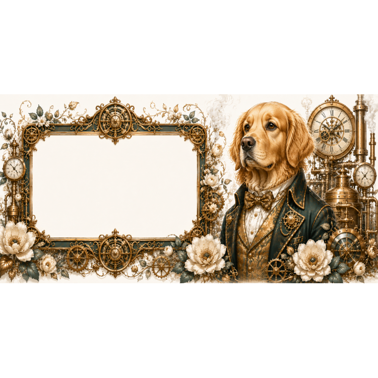 Mug personnalisable Golden Retriever – Noble Compagnon du Temps