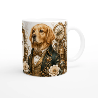 Mug personnalisable Golden Retriever – Noble Compagnon du Temps