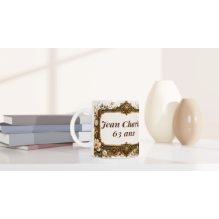 Mug personnalisable Golden Retriever – Noble Compagnon du Temps
