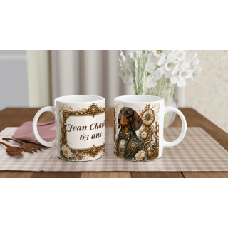 Mug personnalisable Teckel – Noble Compagnon du Temps