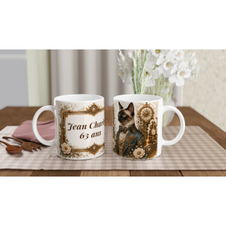 Mug personnalisable Siamois – Noble Compagnon du Temps