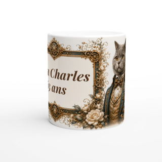 Mug personnalisable British Shorthair – Noble Compagnon du Temps