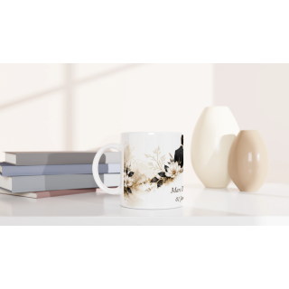 Mug personnalisable Mariage Homme & Homme – Élégance Botanique