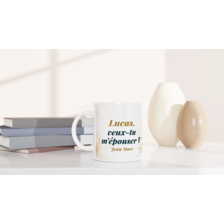 Mug personnalisable Demande en mariage – Alliance Éternelle