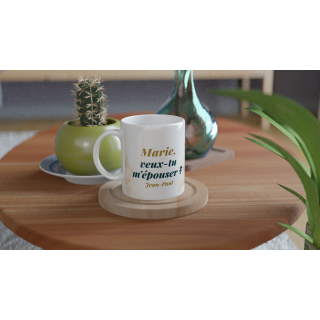 Mug personnalisable Demande en mariage BF– Alliance Éternelle
