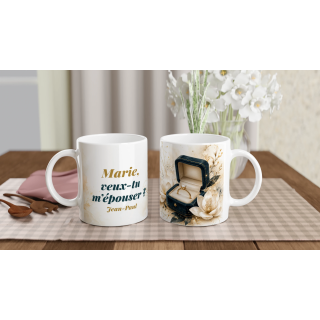 Mug personnalisable Demande en mariage BF– Alliance Éternelle