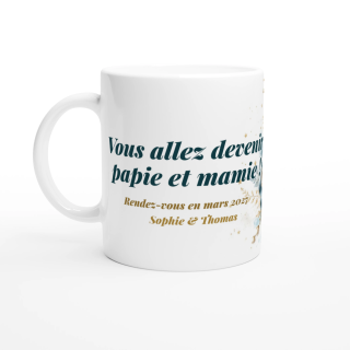 Mug personnalisable Annonce Grossesse Garçon