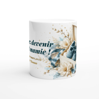 Mug personnalisable Annonce Grossesse Garçon