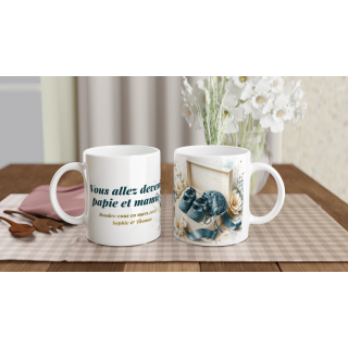 Mug personnalisable Annonce Grossesse Garçon
