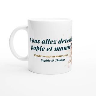 Mug personnalisable Annonce Grossesse Fille