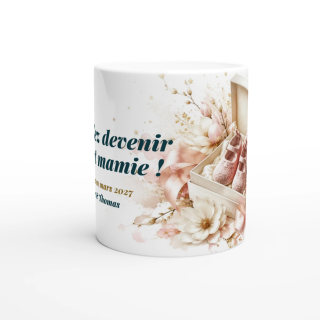 Mug personnalisable Annonce Grossesse Fille