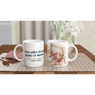 Mug personnalisable Annonce Grossesse Fille