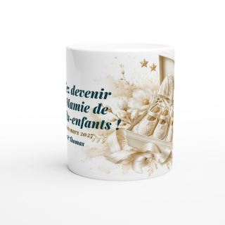 Mug personnalisable Annonce Grossesse Jumeaux