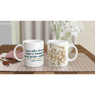 Mug personnalisable Annonce Grossesse Jumeaux