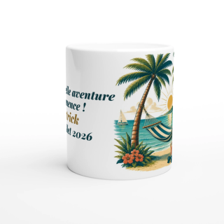 Mug personnalisable Retraite Voyage