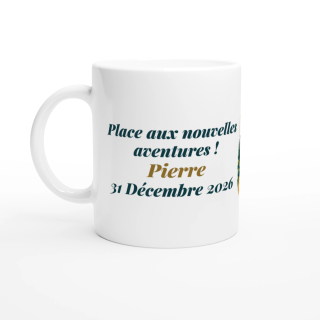 Mug personnalisable Retraite Voyage Avion