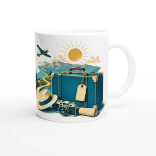Mug personnalisable Retraite Voyage Avion