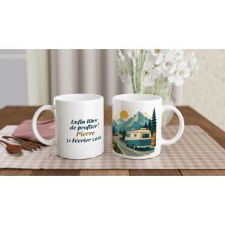 Mug personnalisable Retraite Van Life