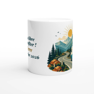 Mug personnalisable Retraite Voilier
