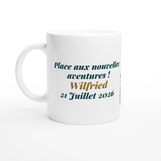 Mug personnalisable Retraite Bord de Mer