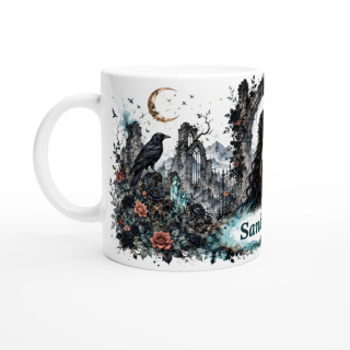 Mug personnalisable Gothique Femme – Éclats de Paradis Noir