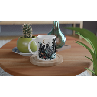 Mug personnalisable Gothique Femme – Éclats de Paradis Noir