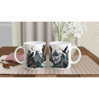 Mug personnalisable Gothique Femme – Éclats de Paradis Noir
