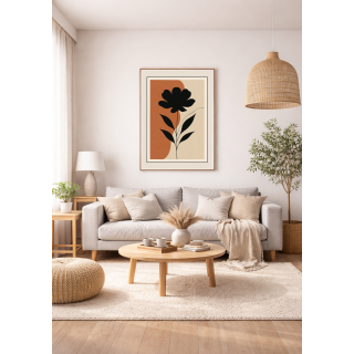 Fleur Noire Contemporaine