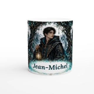Mug personnalisable Homme – Veilleur de la Forêt Enchantée