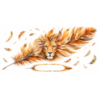 Mug personnalisable Lion Solaire avec prénom – Les Plumes de l'Âme