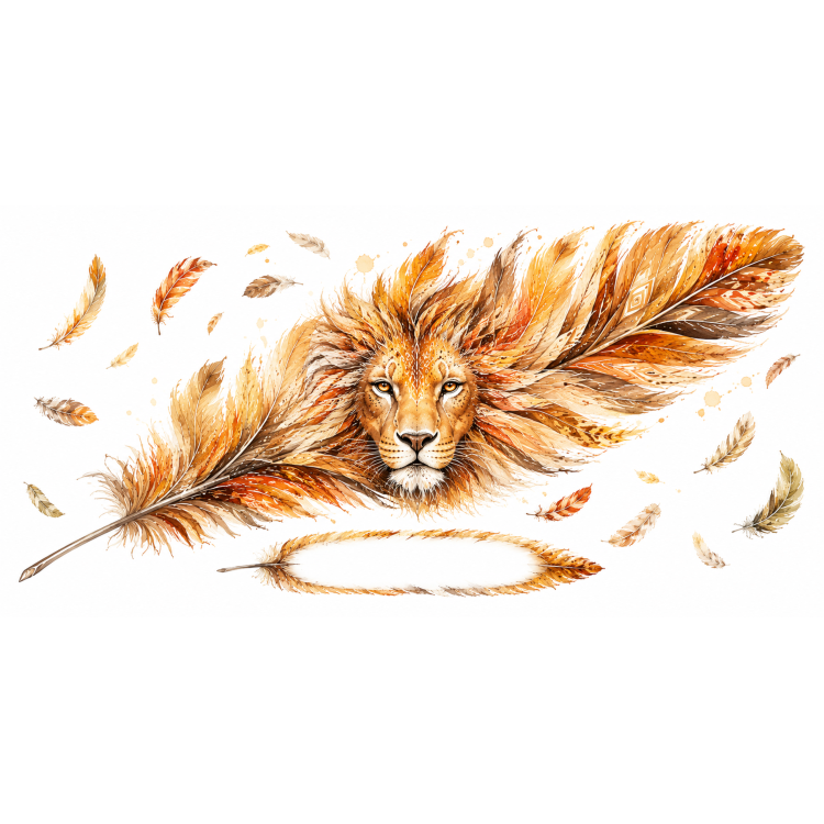 Mug personnalisable Lion Solaire avec prénom – Les Plumes de l'Âme