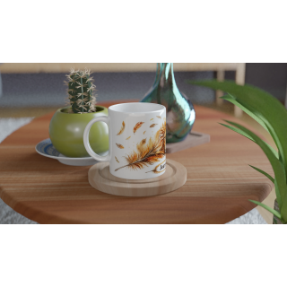 Mug personnalisable Lion Solaire avec prénom – Les Plumes de l'Âme