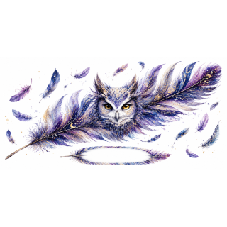 Mug personnalisable Hibou de Minuit avec prénom – Les Plumes de l'Âme
