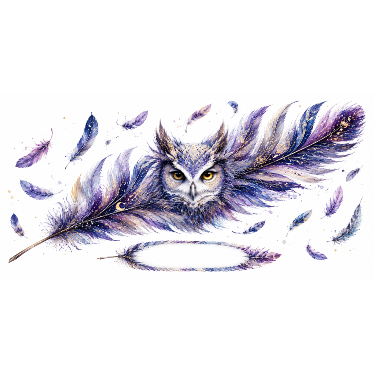Mug personnalisable Hibou de Minuit avec prénom – Les Plumes de l'Âme