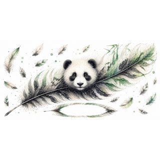 Mug personnalisable Panda de Bambou avec prénom – Les Plumes de l'Âme