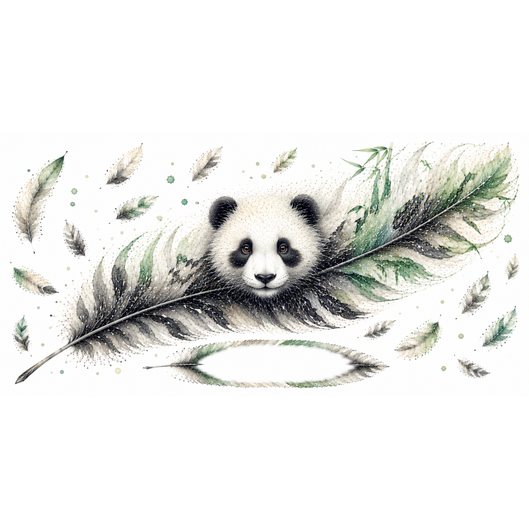 Mug personnalisable Panda de Bambou avec prénom – Les Plumes de l'Âme