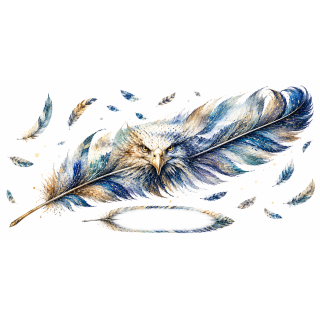 Mug personnalisable Aigle de l'Infini avec prénom – Les Plumes de l'Âme