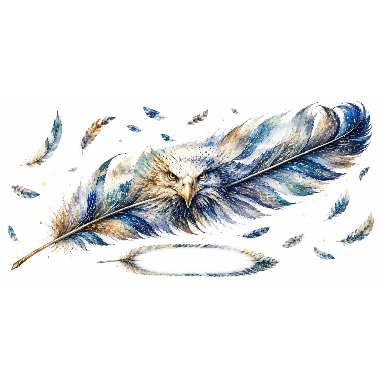 Mug personnalisable Aigle de l'Infini avec prénom – Les Plumes de l'Âme
